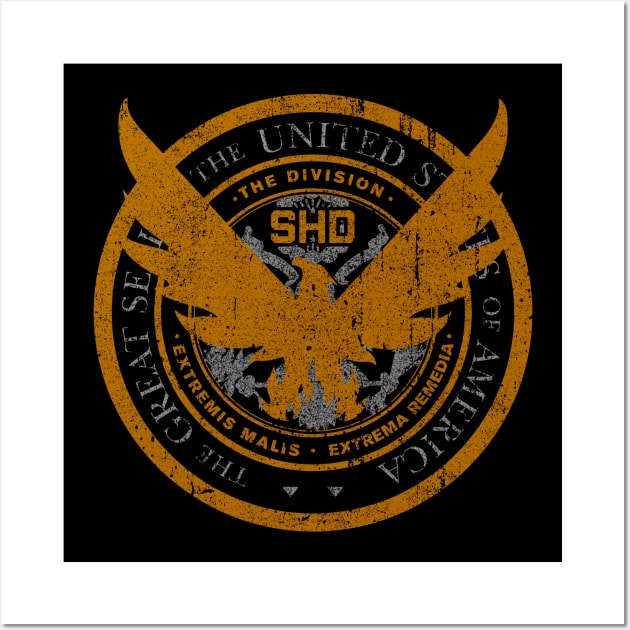 Division SHD Seal Wall Art by huckblade